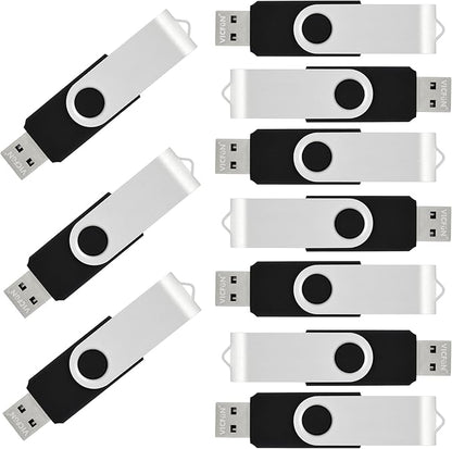 80 Pack 16GB USB Flash Drives Bulk 16GB Flash Drive 80 Pack USB Memory Stick 16GB USB2.0-Black