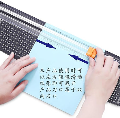 TOPINCN A3 Paper Cutter, 16.5 Inch Slide Paper Trimmer, Portable Guillotines Cutter with Smooth Operation & Straight Line Cutting for Crafting, Scrapbooking Card Making, Home Use
