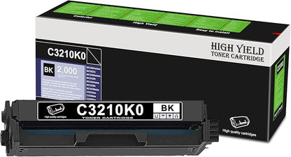 1 Pack Black C3224 C3210K0 Toner Cartridge Replacement for LEXC3210K0 C3210K0 for MC3224adwe MC3224i MC3326adwe MC3426i MC3224dwe MC3326i MC3426adw C3224dw C3326dw C3426dw Printer