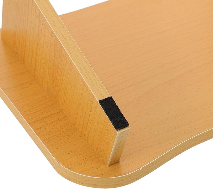 Under Desk Wood Foot Rest Non-Slip Footstool for Office and Home Use Ergonomic Feet Stand with Fine Texture Surface for Comfortable Leg Support and Improved Posture