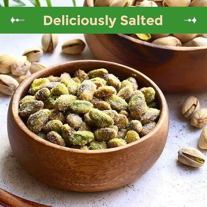 Sincerely Nuts Pistachios Roasted and Salted Kernels No Shell Healthy Snacks for Kids and Adults Shelled Convenient Snack Gourmet Flavor Vegan, Kosher Gluten Free. 5 LB Bag