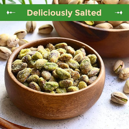 Sincerely Nuts Pistachios Roasted and Salted Kernels No Shell Healthy Snacks for Kids and Adults Shelled Convenient Snack Gourmet Flavor Vegan, Kosher Gluten Free. 5 LB Bag