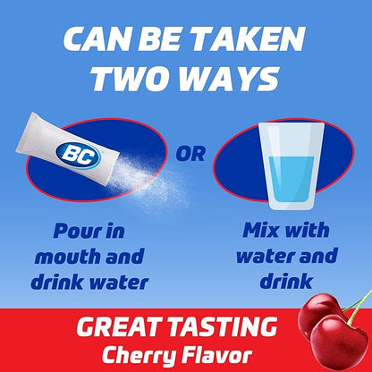 BC Pain Relief Powder, Cherry, 24 ct (Pack of 1)