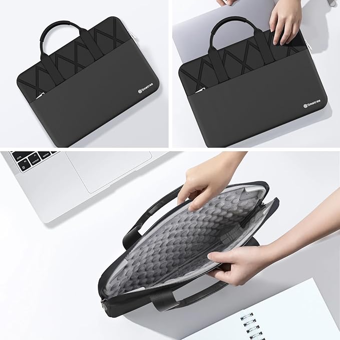 Smatree 18 inch Laptop Sleeve with Handle for Acer Predator Helios 18 AI, for Acer Predator Helios 18/Neo 18, Laptop Case with Accessory Pocket, YKK Zipper, Patented Super Corner Design (E812)