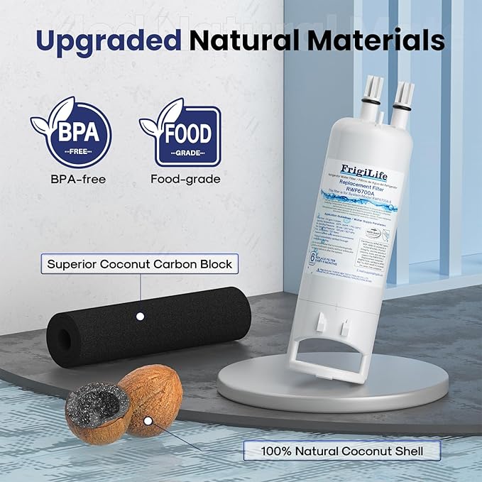 W10295370A Refrigerator Water Filter Compatible with EDR1RXD1, Everydrop® Filter 1, EDR1RXD1B, WHR1RXD1, KAD1RXD1, 46-9081, 46-9930, P5WB2L, P8RFWB2L, 1Pack