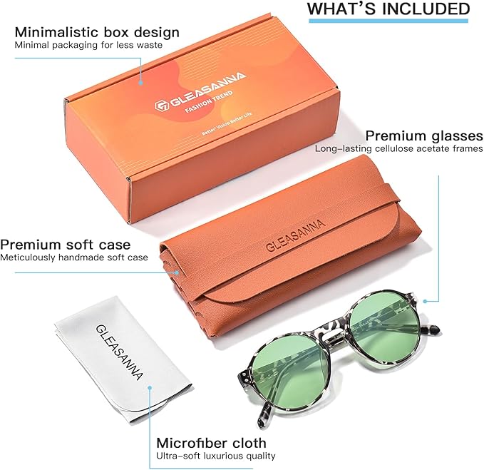 Sleep Glasses for 99.9% Blue Light Glasses Dual AR Coatings Green Lens for Computer Gaming Reduce Eyestrain