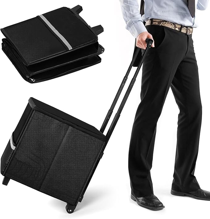 Teacher Rolling Cart - Fireproof File Cabinets for Document Safety, Portable Rolling Crate with Wheels for Teachers, for Teaching, Office