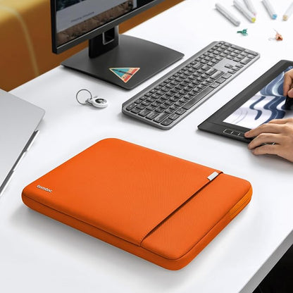 tomtoc 360 Protective Laptop Sleeve for 14-inch MacBook Pro M5/M4/M3/M2/M1 Pro/Max A3434 A3112 A3401 A3185 A2992 A2918 2025-2021, Water-Resistant Case Bag with Accessory Pocket for 13.8 Surface Laptop