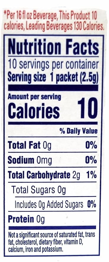 Crystal Light On The Go Citrus With Caffeine Drink Mix, 10-Packet Box (Pack of 35)