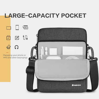 NIDOO 13 inch Laptop Sleeve Case Protective for 12.9" 13" iPad Pro Air /13" MacBook Pro Air M3 M2 / Microsoft Surface Pro 10 9 8/13.3" Galaxy Pro 360/13.4" Dell XPS 13/ HP EliteBook Computer