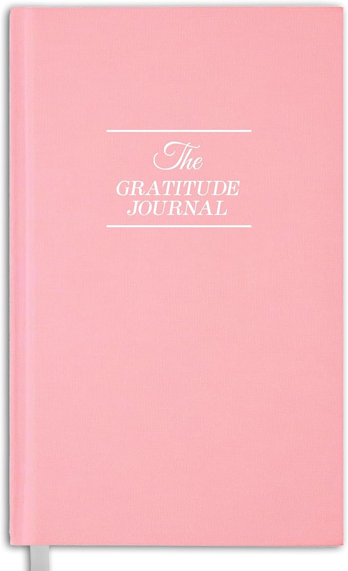 The Original Gratitude Journal for Women 2026 - Daily Gratitude Practice for Girls with Inspiring Quotes & Mindful Prompts for Affirmation Reflection and Happiness - Premium Linen Pink