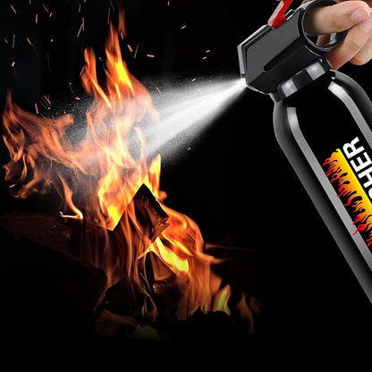 2Pack Fire Extinguisher with Mounting Bracket - 4 in 1 Portable A, B, C, K Fire Extinguishers for Boat, 620ml Mini Water-Based Flame Extinguisher for Car, Home, Kitchen, RV, Truck & Office