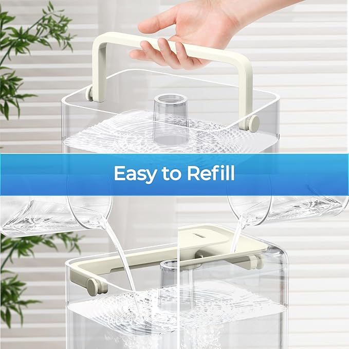 CHIVALZ Humidifiers for Bedroom, 9.37 * 7.4 * 12.67 inch, YZY6001-KC