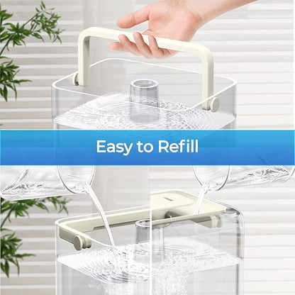 CHIVALZ Humidifiers for Bedroom, 9.37 * 7.4 * 12.67 inch, YZY6001-KC