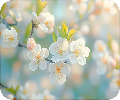 Spring Season Mouse Pad Mat Mousepad for Desk Computer Laptop PC Gaming Home or Office Gift (Bloom MP86)