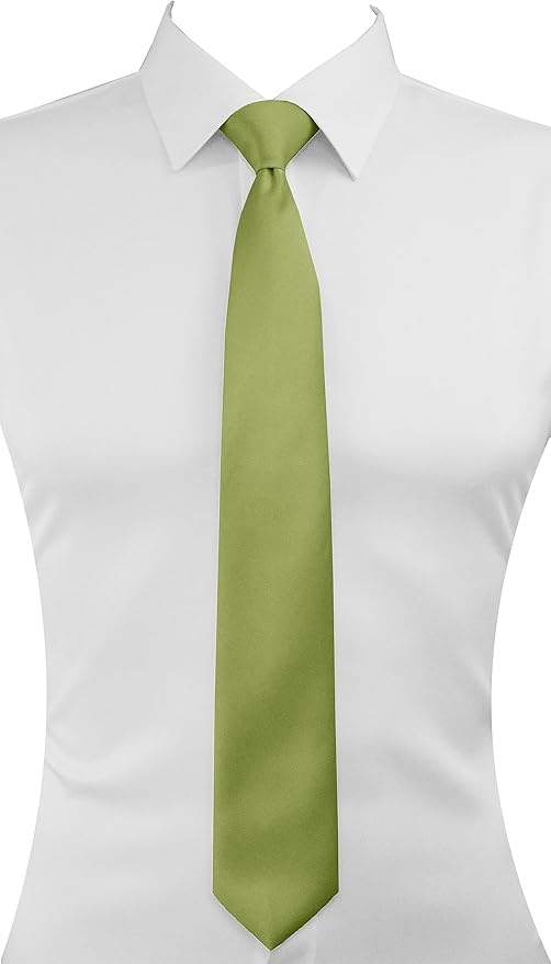 trilece Ties for Men - Men's Solid Color Ties - Formal Neckties for Men - Neck Tie for Man