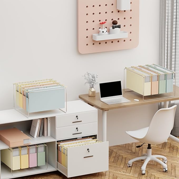 Extra Capacity Legal Size Plastic Hanging File Folders,Reinforced 2" Pastel Expanding Pocket,12 Pack Legal Hanging Folders for Filing Cabinet,Expandable Hang Folder with tabs,for Office School