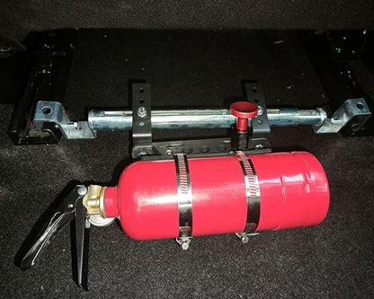 Car Fire Extinguisher Bracke,Seat Track Bracket,Adjustable Width Fits Most Vehicles