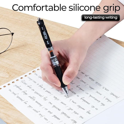 M&G Gel Pens, 0.7mm Black Gel Pens Medium Point, 36 PCS Retractable Gel Ink Rollerball Pens, Gel Ink Pens with Premium Ink & Comfort Grip for Smooth Writing Office School Men Women