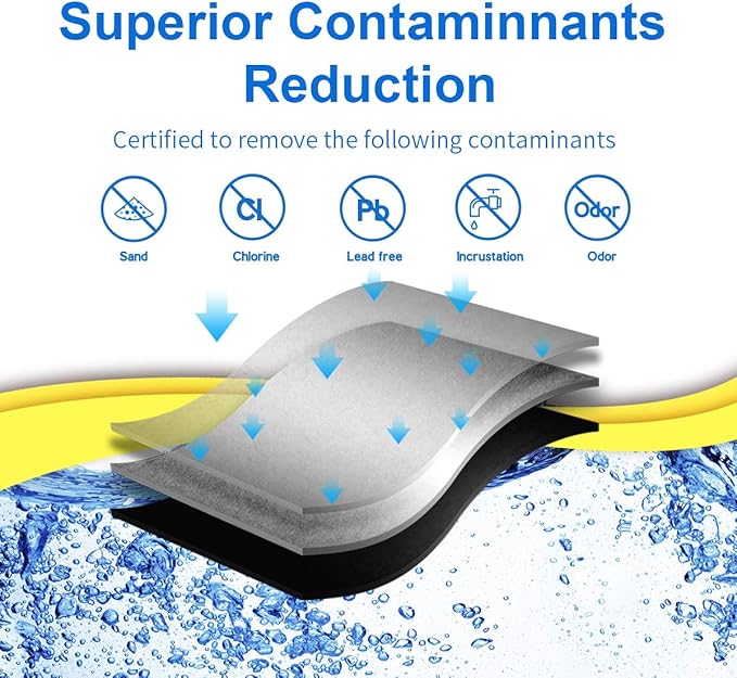 EXCELPURE 4396508 Refrigerator Water Filter Replacement for Whirlpool EDR5RXD1, 4396510, KitchenAid 4392857, EveryDrop FILTER 5, Kenmore 9010, NL240 LC400V WF285 R-9010 WF-NL300 WSW-1, RWF0500A, 3PACK