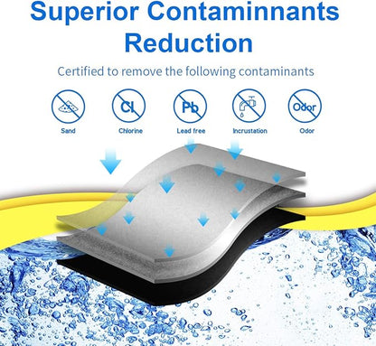 EXCELPURE 4396508 Refrigerator Water Filter Replacement for Whirlpool EDR5RXD1, 4396510, KitchenAid 4392857, EveryDrop FILTER 5, Kenmore 9010, NL240 LC400V WF285 R-9010 WF-NL300 WSW-1, RWF0500A, 3PACK