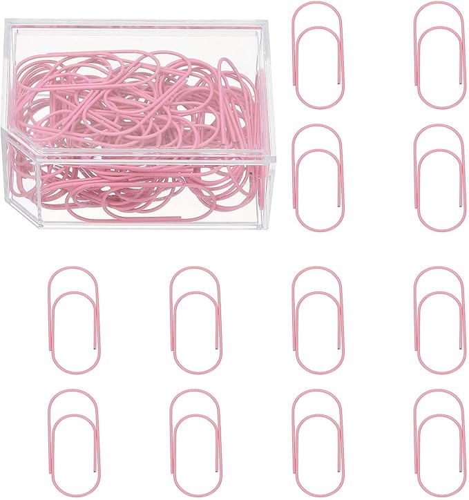 PATIKIL 50 Pcs Paper Clip, 2inch Non-Skid Metal Paper Clamp Clips Large for Office Supplies Craft Scrapbook Document Note Sorting, Electroplating, Purple