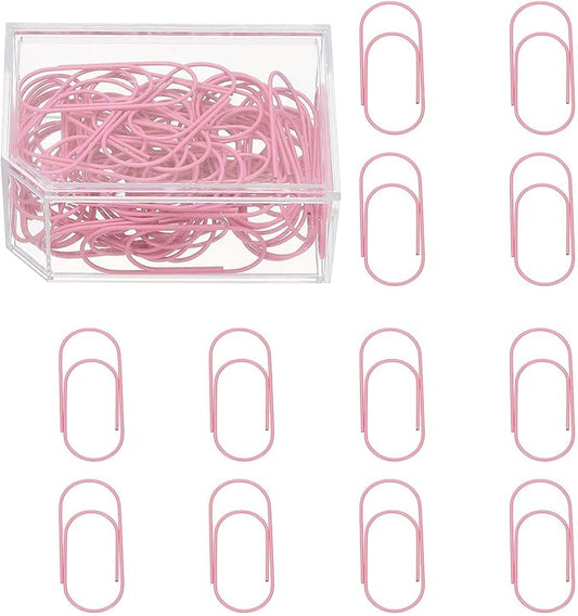 PATIKIL 50 Pcs Paper Clip, 2inch Non-Skid Metal Paper Clamp Clips Large for Office Supplies Craft Scrapbook Document Note Sorting, Electroplating, Purple