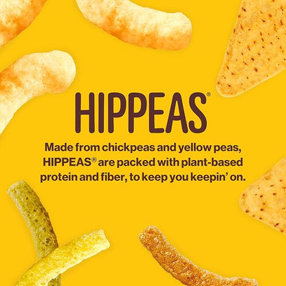 Hippeas Veggie Straws, Variety Pack: Sour Cream & Onion, Rockin’ Ranch, 0.75 Ounce (Pack of 18), 2g Protein, 1g Fiber, Vegan, Gluten-Free, Crunchy, Plant Protein Snacks