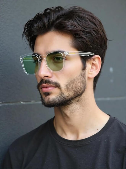 Sleep Glasses for 99.9% Blue Light Glasses Dual AR Coatings Green Lens for Computer Gaming Reduce Eyestrain