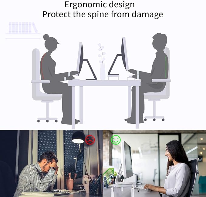 YestBuy 20x7.5 Acrylic Monitor Stand Riser, Clear Computer Stand for Laptop, iMac, Pc, Printer, Desktop Ergonomic,Desk Riser Work from Home Accessories Office Supplies Platform Save Space