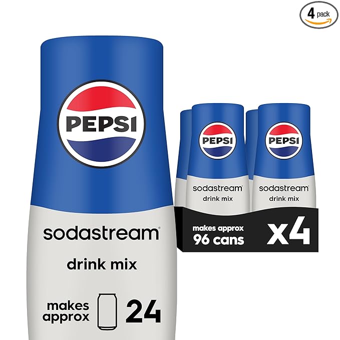 SodaStream® Pepsi® Beverage Mix (440ml, Pack of 4)