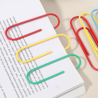 PATIKIL 4 Inch Large Paper Clip, 30PCS Big Paper Clip Extra Large Huge Metal Giant Clips Rust-Proof Strong Durable Bulk Cute for Home Office Accessories Bookmark, White