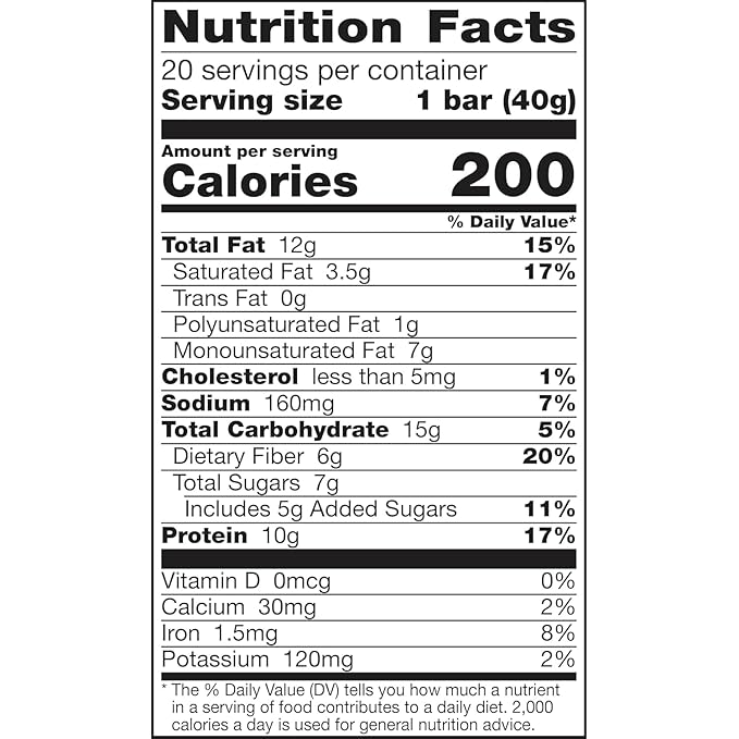 Nature Valley Protein Chewy Bars, Peanut Butter Dark Chocolate, 20 Count, 28.4 oz