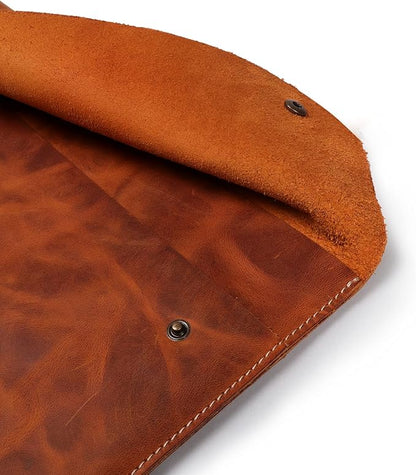 MegaGear Top Grain Leather MacBook Bag Laptop Sleeve for MacBook Pro and MacBook Air Case - 16 Inch - 15 Inch - 15.5 Inch (M4, M3, M2, M2, M1, Pro & Max) 2020 to 2024 Models