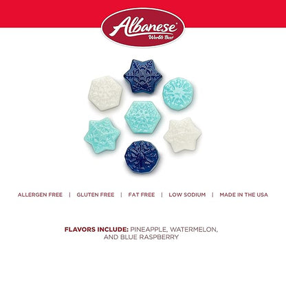 Albanese Worlds Best, Holiday Candy, Snow Flurries Gummies, 5lb Bag, Great Stocking Stuffers,Gluten-Free