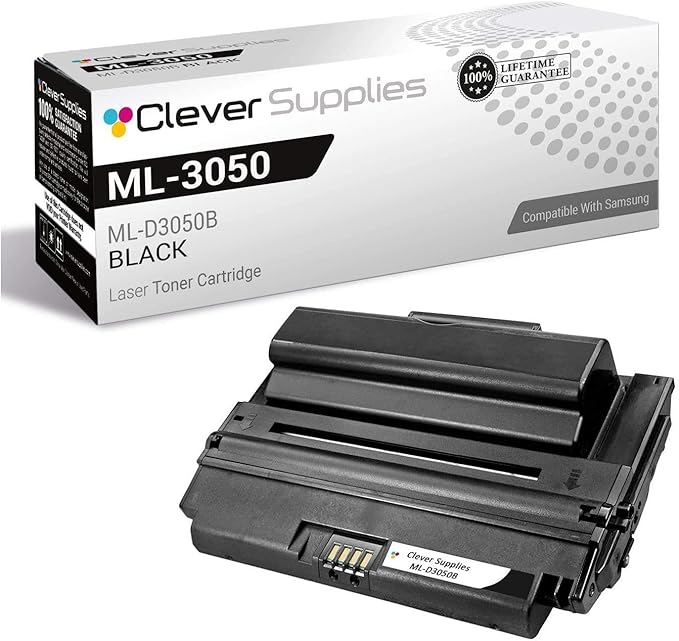 CS Replacement Toner Cartridge Compatible with Samsung ML-3050 ML-D3050B Black ML-3050 ML-3051 ML-3051N ML-3051ND ML-3051NDG