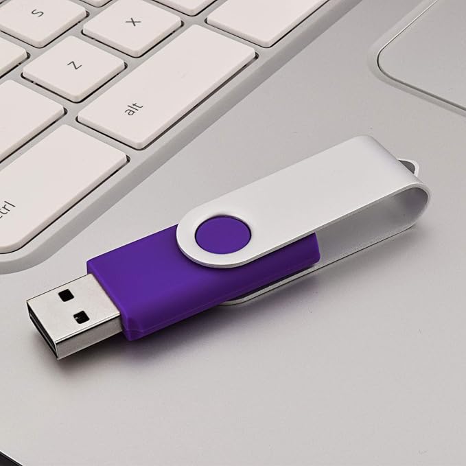 KOOTION 10 Pack 32GB USB 2.0 Flash Drives Pen Drive Memory Stick Thumb Drive USB Drives, Purple