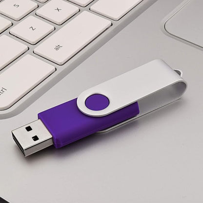 KOOTION 10PCS 4GB USB 2.0 Flash Drive 10 Pack USB Flash Drive Memory Stick Thumb Drive Flash Drives Purple