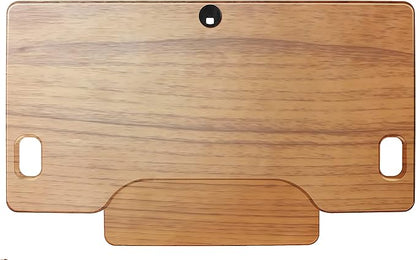 Rocelco 46" Large Height Adjustable Standing Desk Converter with Anti Fatigue Mat BUNDLE - Quick Sit Stand Up Triple Monitor Riser - Retractable Keyboard Tray - Teak Wood Grain (R DADRT-46-MAFM)