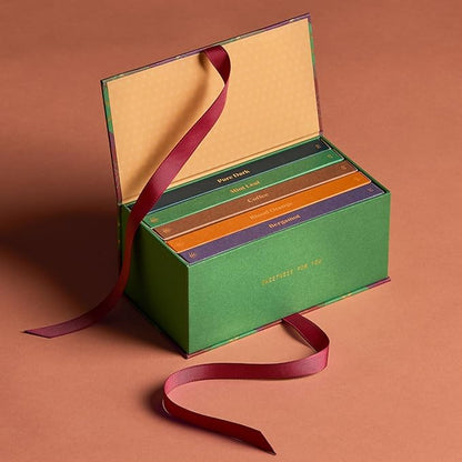 Spring & Mulberry Healthy Dark Chocolate Bars Sugar Free - Date Sweetened Chocolate Gift Box - Healthy Bars, Gluten Free & Vegan - Essence Holiday Chocolates Gift Set