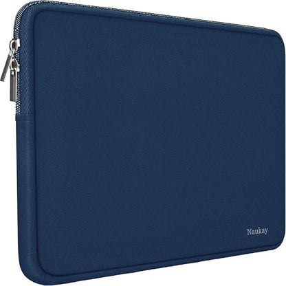 14 Inch Laptop Case, Resistant Neoprene Laptop Cover/Notebook Computer Pocket Case/Tablet Briefcase Carrying Bag for 14 inch HP, Lenovo, Asus Notebook, Ultrabook, Dark Blue