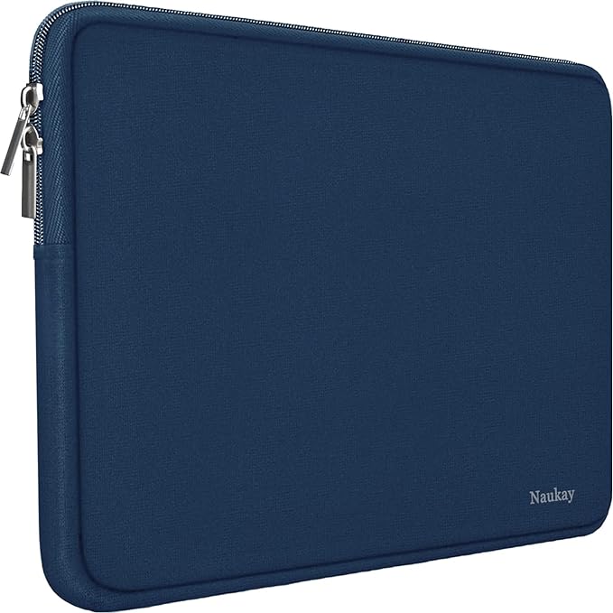 Laptop Sleeve Case 15.6 Inch,Resistant Neoprene Laptop Sleeve/Notebook Computer Pocket Case/Tablet Briefcase Carrying Bag, Dark Blue