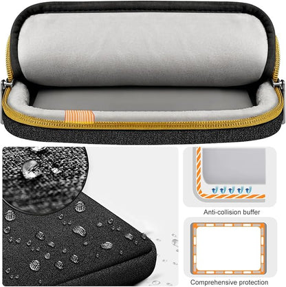 Hseok Laptop Case 15 15.6 16 inch Sleeve with Handle and Hidden Strap,Compatible with MacBook Pro 15.4 16, 360° Protective PC Briefcase with 4 Pockets for Laptop Accessory,Easy to Carrying,Yellow