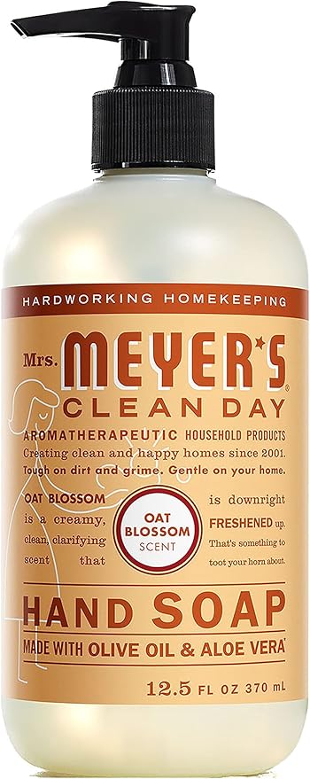 Mrs. MEYER'S CLEAN DAY New Spring Scent Variety Pack (Rain Water + Oat Blossom + Plum Berry)