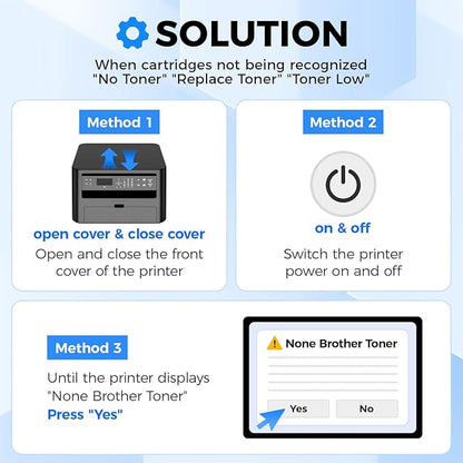 TN830XL Toner Cartridge High Yield Black 2-Pack Replacement for Brother TN830XL TN830 XL Compatible for HL-L2460DW HL-L2405W HL-L2480DW MFC-L2820DW DCP-L2640DW MFC-L2900DW HL-L2400D Laser Printer Ink