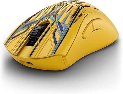 PWNAGE Stormbreaker Max CF Wireless Gaming Mouse 8kHz - 45grams Ultralight Esports Pro Gamer Flawless Professional Xero PAW3950 Optical Sensor 36,000 DPI - 8000Hz -100% PTFE Large Ergo -Solar Blitz