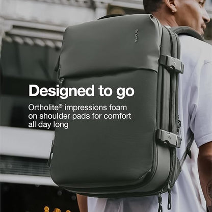Incase A.R.C. Commuter Backpack 26L – Work and Laptop Bag – Fits up to 16 inch Laptop and MacBook – RFID Pocket, 6 Zippered Compartments, Tablet Sleeve – Everyday and Travel Backpack – Black