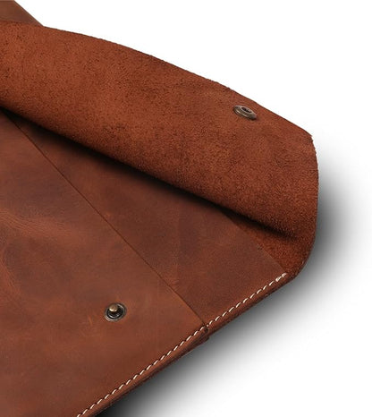 MegaGear Top Grain Leather MacBook Bag Laptop Sleeve for MacBook Pro and MacBook Air Case - 16 Inch - 15 Inch - 15.5 Inch (M4, M3, M2, M2, M1, Pro & Max) 2020 to 2024 Models