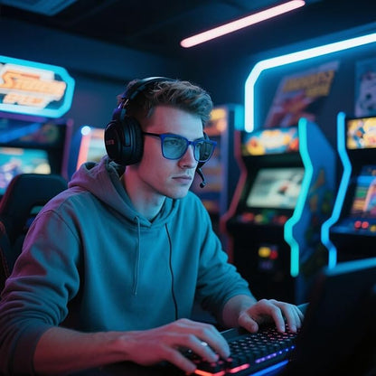 99.9% Blue Light Blocking Glasses For Men Women Anti-Fatigue Computer Gaming Sleep Glasses Reduce Eye Strain