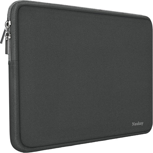 Laptop Sleeve Bag 15.6 Inch,Resistant Neoprene Laptop Sleeve/Notebook Computer Pocket Case/Tablet Briefcase Carrying Bag fit for Computer Notebook MacBook- (Grey)